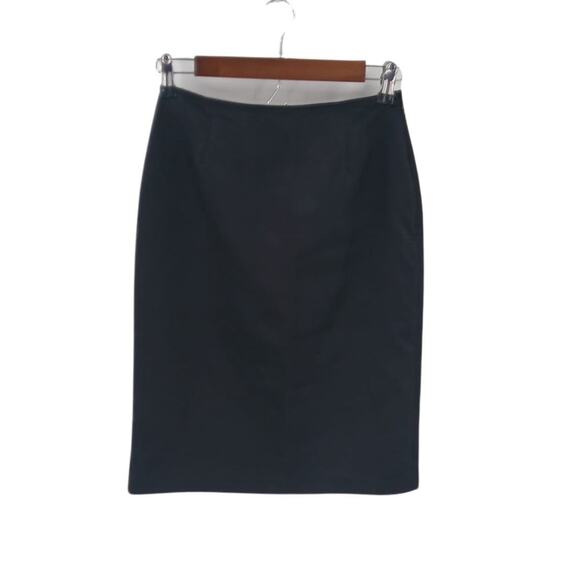Hugo Buscati Collection Black Pencil Skirt Sz 2 - Picture 5 of 5